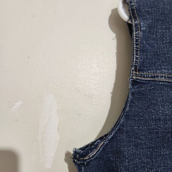 AMI Sleeveless jacket For Women Size Large Blue With Pockets - Picture 8 of 12